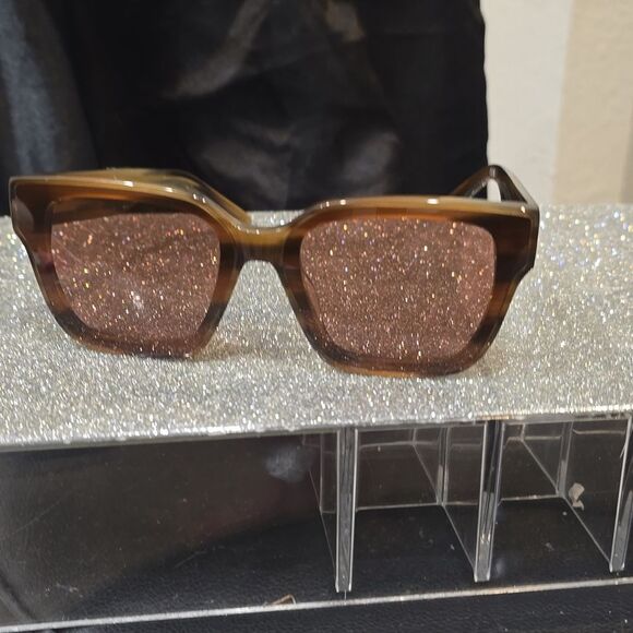 Quay Australia Drive In Square Sunglasses- Dark Tort Frame / Brown Lens main image 11
